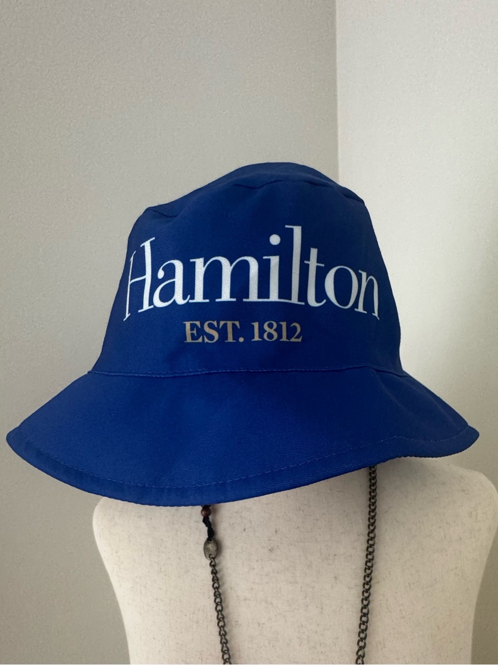Hamilton College Reversible Blue Bucket Hat Est 1812